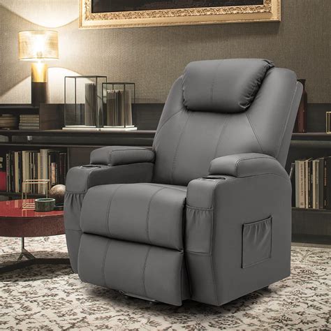 Latitude Run Faux Leather Heated Massage Chair Reviews Wayfair