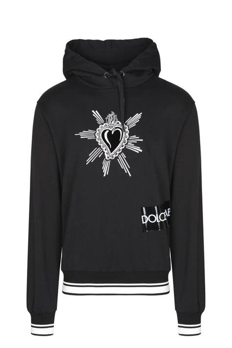 Dolce And Gabbana Dolce And Gabbana Embroidered Hooded Sweatshirt