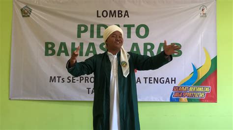 Siswa Mts Salafiyah Kajen Sukses Raih Juara Cabang Lomba Pidato