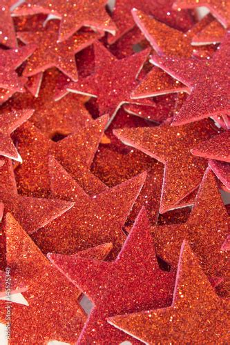 Red Glitter Stars Background Stock Photo And Royalty Free Images On