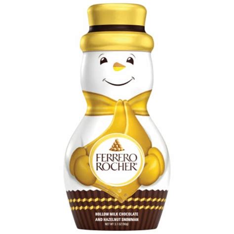 Ferrero Rocher Premium Milk Hazelnut Chocolate Snowman Holiday Gift