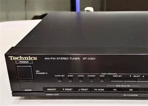 TECHNICS ST X301 TUNER HI FI STEREO DIGITALE AM FM CON MEMORIE