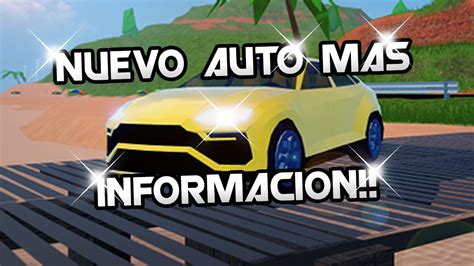 Como Conseguir El Nuevo Auto De Jailbreak 2020 Información YouTube