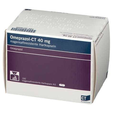 Omeprazol Ct 40mg A 100 St Mit Dem E Rezept Kaufen Shop Apotheke