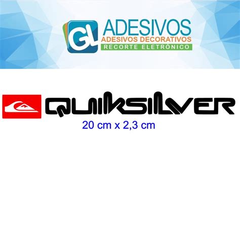 Adesivo Quiksilver Para Moto E Carro Elo Produtos Especiais