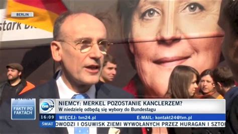 Wybory W Niemczech Kanclerz Merkel Vs Steinbr Ck Youtube