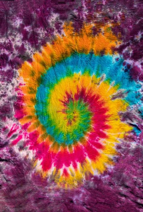 Psychedelic Tie Dye Swirl And Galaxy Design With Black Background