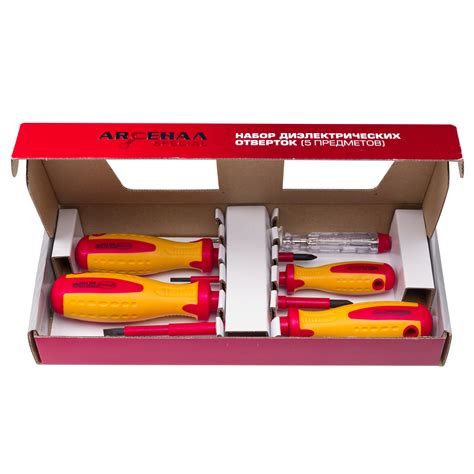 Набор отверток диэлектрических НОЭ-5 Арсенал / Наборы диэлектрические ...