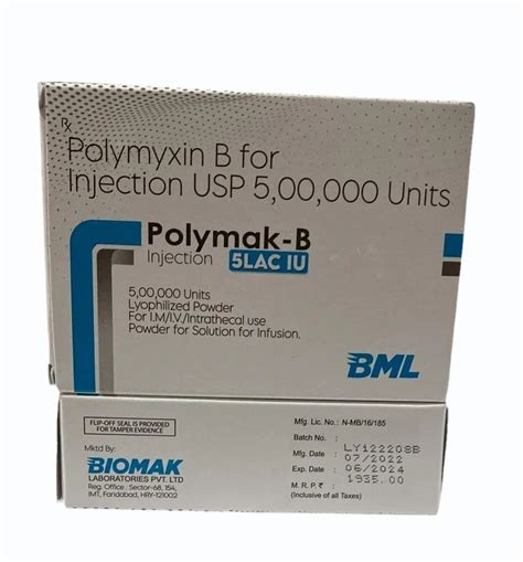 Polymyxin B Injection Usp At Rs Box Dombivli Id