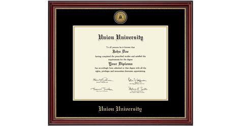 Mastersphd Gold Engraved Medallion Diploma Frame In Kensington Gold