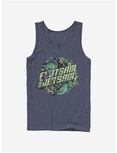 Disney Villains Flotsam And Jetsam Tank - BLUE | Hot Topic