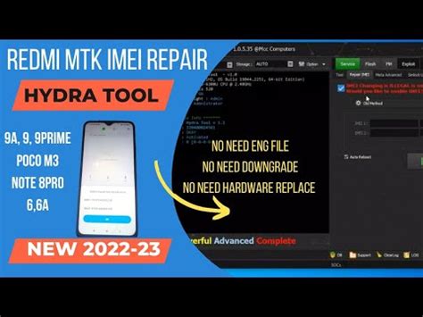 Redmi A Prime Note Pro A Imei Repair By Hydra Tool Without Eng