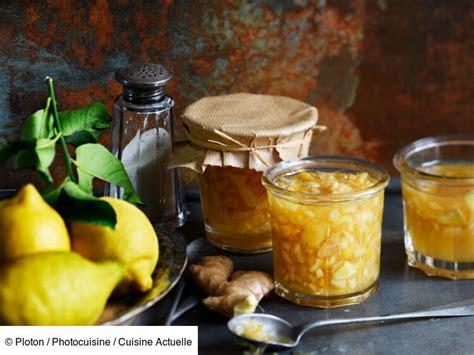 Confiture de citron au gingembre facile découvrez les recettes de