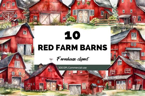 Free Clipart Of A Barn House