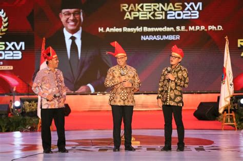 Rakernas Apeksi Pesan Khusus Bima Arya Ke Ganjar Pranowo Anies