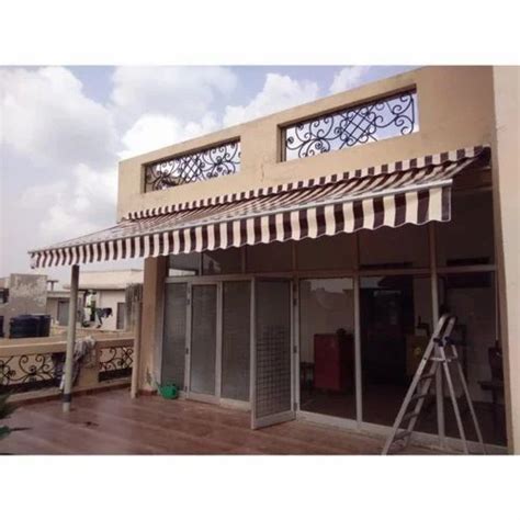 Brown Window Polyester Awning For Commercial At Best Price In