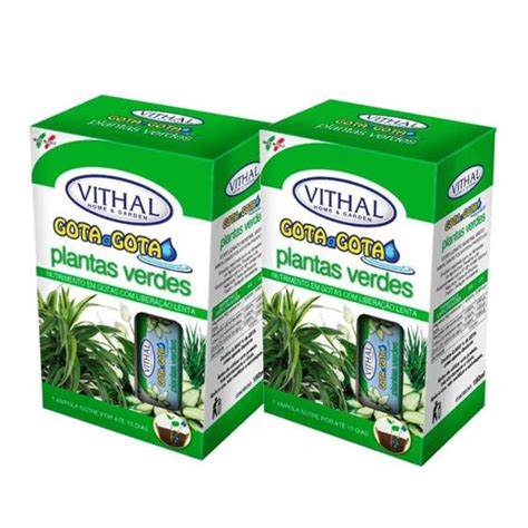 Fertilizante Líquido Gota a Gota Plantas Verdes Vithal 384ml Vithal