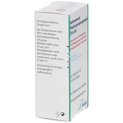 Salmeterol Fluticasonpropionat Devatis G G St Mit Dem E Rezept