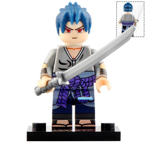 Uchiha Sasuke Anime Heroes Naruto Lego Compatible Minifigure Building