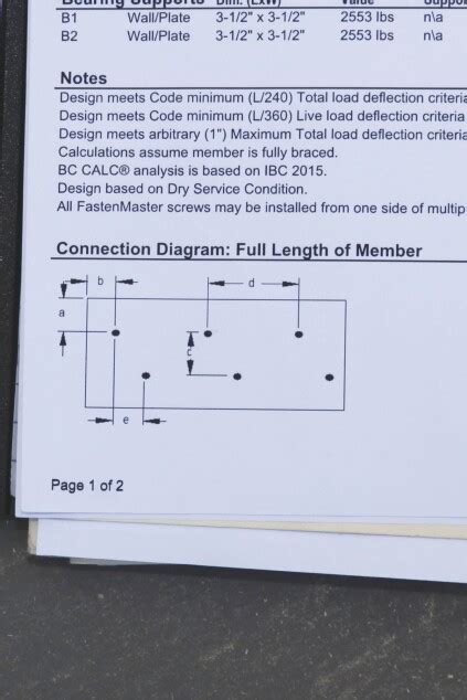 Lvl Beam Fastening Pattern The Best Picture Of Beam