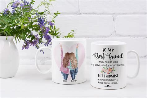 Personalized Best Friend Mug Best Friend Gift Friend Mug | Etsy