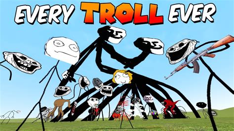 Every Trollge Ever 😱 Garrys Mod Troll Overload Youtube