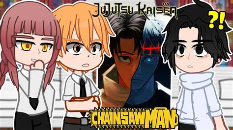 Chainsaw Man React To Yuta Okkotsu Shibuya Arc Gacha React Youtube