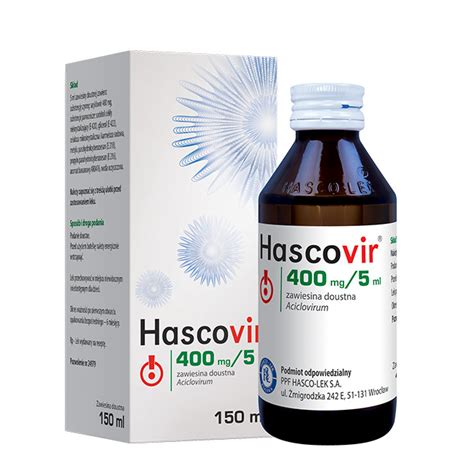 Hascovir Zawiesina 400mg PPF Hasco Lek S A