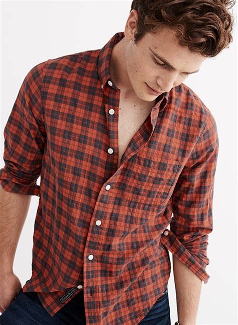 Pin On Hot Men Plaid Shirts