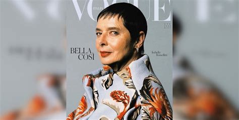 Ізабелла Росселліні в 38-й раз з'явилася на обкладинці Vogue — актриса ...