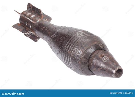 World War Ii Mortar Shell Stock Photo Image