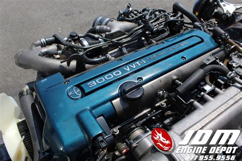 TOYOTA SUPRA TWIN TURBO VVTI ENGINE 6SPD TRANS LOOM ECU JDM 2JZGTE 2JZ