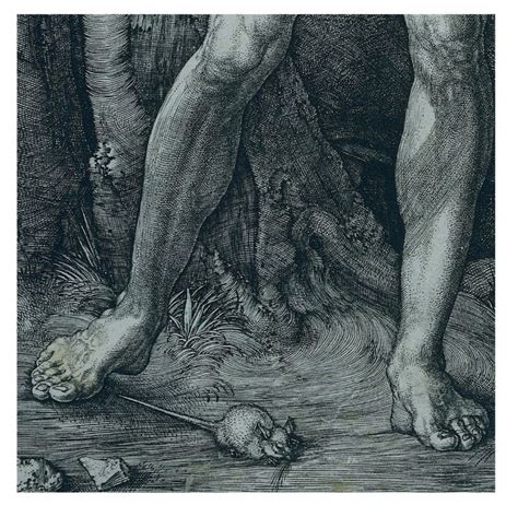 Adam and Eve detail Albrecht Dürer 1504 via Rijksmuseum Artistas