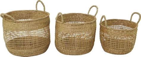 Amazon Bloomingville Handmade Decorative Rattan Basket Natural