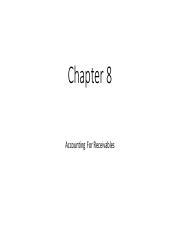 Ch Ppt Pptx Pdf Chapter Accounting For Receivables Accounting