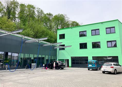 Neuer Auto Waschpark F R Mainz High Tech Waschstra E Mit Wasser