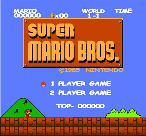 Super Mario Bros Title Screen My Version By Mariofan345 On Deviantart