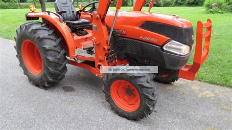 2007 Kubota L3940 4x4 Compact Utility Tractor W Loader Hydrostatic