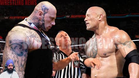 Rock Vs Martyn Ford No Dq Match YouTube