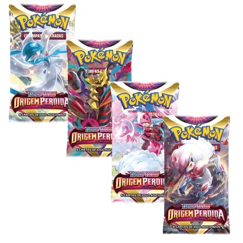 Kit 2 Booster Unitário Pokémon Origem Perdida Copag