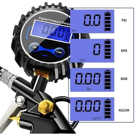 Manom Tre Num Rique De Pression Des Pneus Affichage Lcd Haute