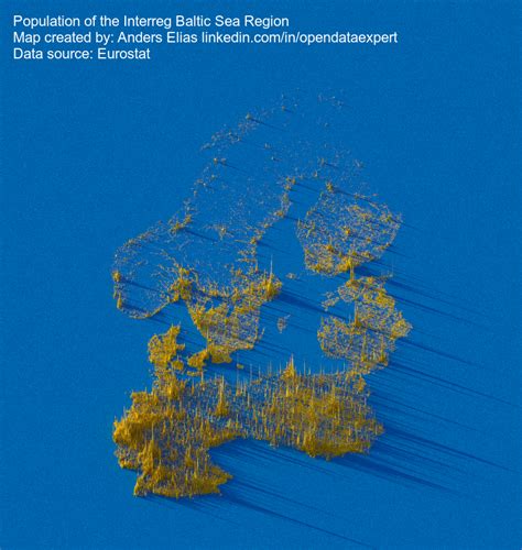 Population of the Baltic Sea Region - population... - Maps on the Web