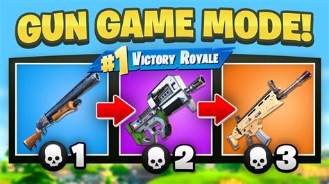 NEW GUN GAME MODE In Fortnite Battle Royale YouTube