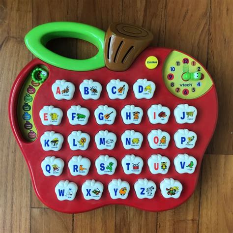 Vtech Alphabet Apple Interactive German Speaking Hobbies Toys