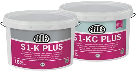 ARDEX Étanchéités ARDEX S1 K PLUS S1 KC PLUS