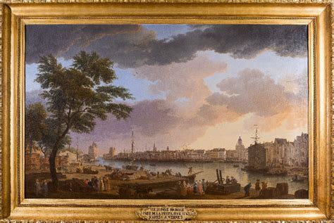 Vue Du Port De La Rochelle Prise De La Petite Rive En 1762 Alienor Org