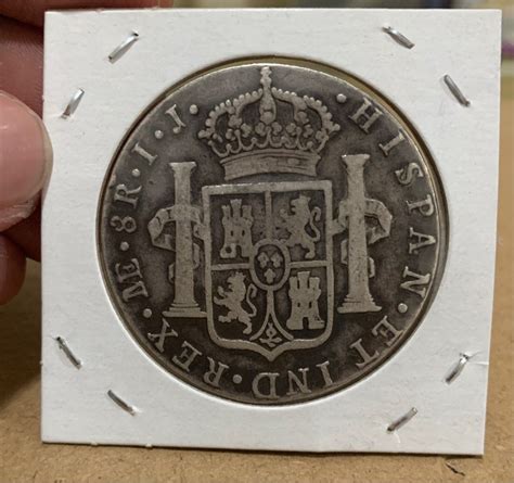 1793 Carolus Iiii 8 Reales Old Spanish Silver Coin Hobbies And Toys