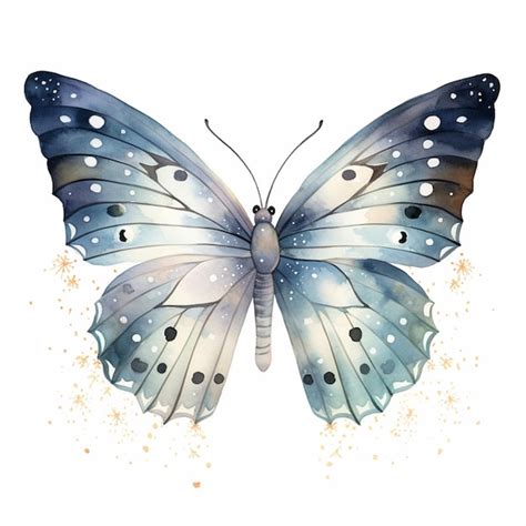 Premium Photo There Is A Butterfly With Spots On Its Wings Generative Ai