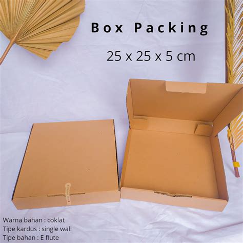 Jual Ecer X X Cm Box Packing Pizza Hijab Baju Kardus Polos