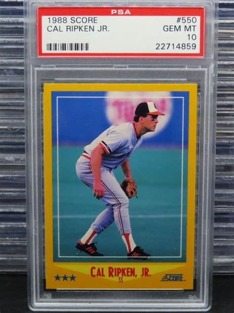 Cal Ripken Jr Score Base Psa Price Guide Sports Card Investor